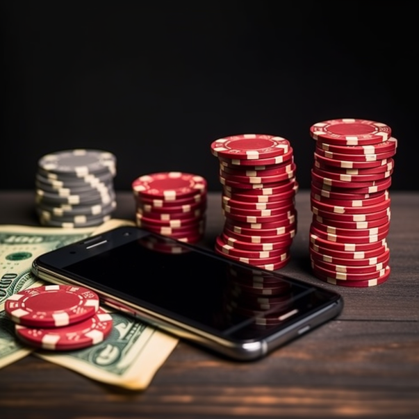 Pl_Name_mobile_online_casino_in_a_smartphone_that_lies_on_a_tab_55b46f92-181a-41fc-ab91-438c495f24eb